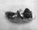 Historische Ansicht der romanischen Apsis von Schwärzloch des Fotografen Paul Sinner (1838 - 1925)[4]
