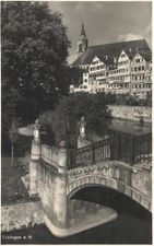 Altes Treppengeländer zur Neckarinsel