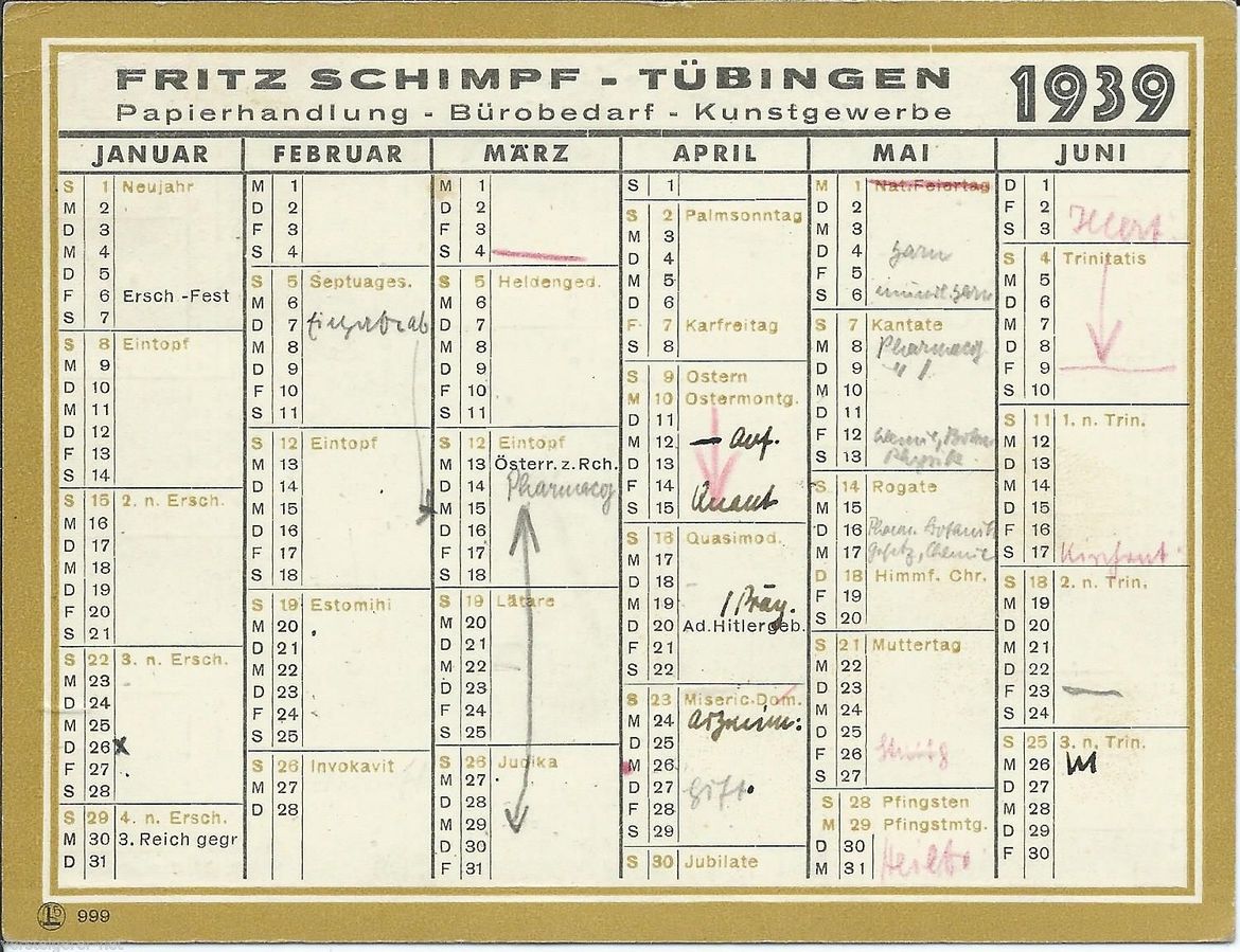 Datei:Kalender von Fritz Schimpf, 1939.JPG – TUEpedia