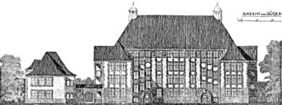 Kepler-Gymnasium Tübingen symmetrischer Ur-Entwurf von Elsaesser.jpg